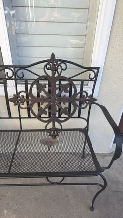 Cast iron rustic candle holder