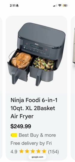 Ninja Foodi XL 6 in 1 AirFryer 10 qt.