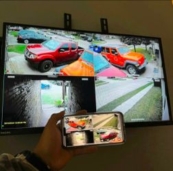 4 SECURITY CAMERAS CAMARAS DE SEGURIDAD💯Installed💯