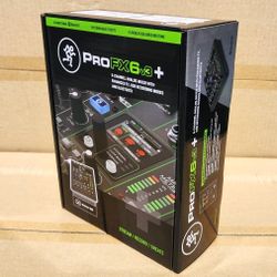 Mackie ProFX6v3+ Bluetooth FX Mixer USB Interface Studio Recording Podcast DJ Live 6 Ch Mixboard 🚨 No Credit Needed 🚨 Payment Options Available 🚨