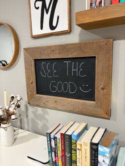 Wall Mounted Chalkboard Frame
