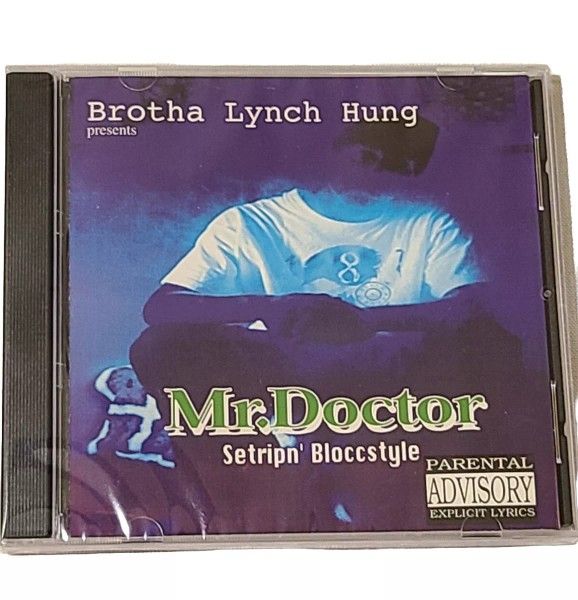 New Sealed Mr. Doctor Setripn' Bloccstyle CD Brotha Lynch Rare Black Market HTF
