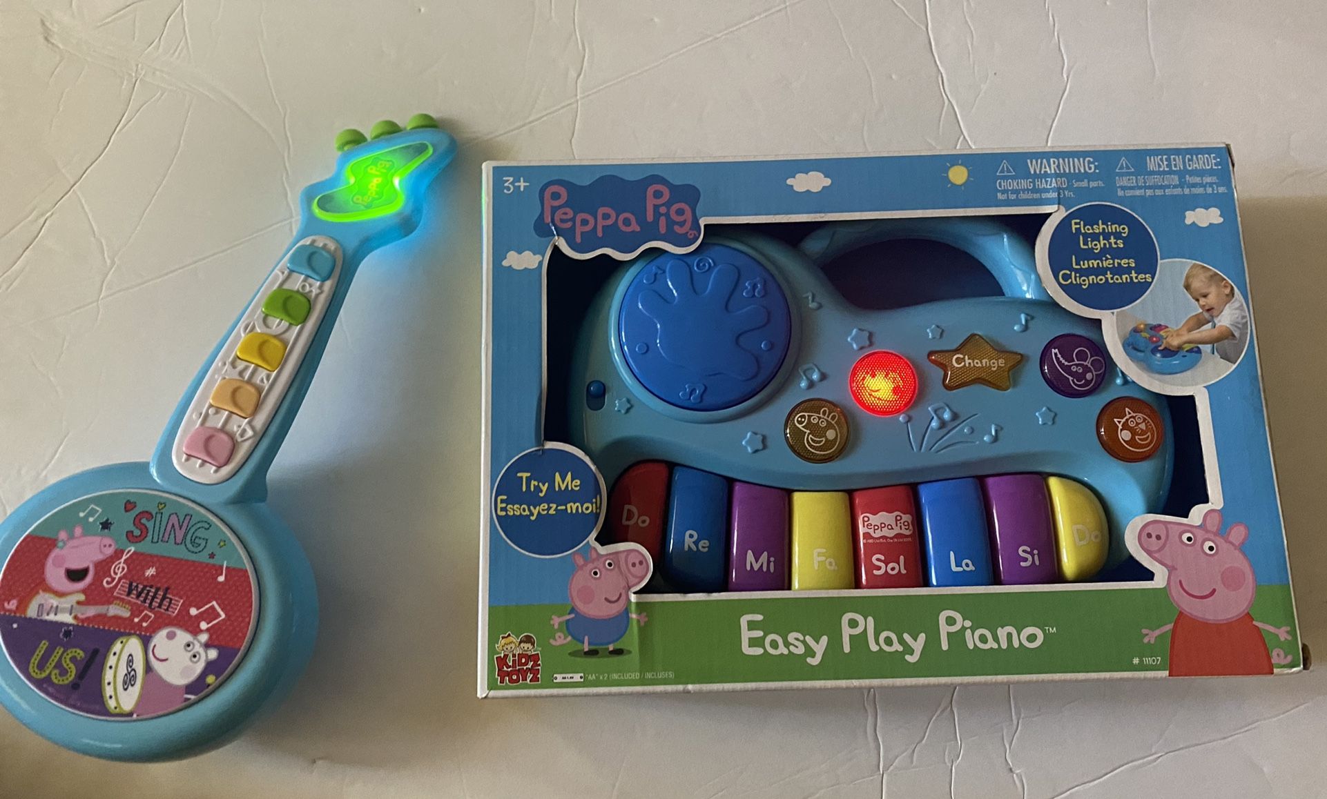 Peppa Pig Musical Instrument Set-Guitar & Piano