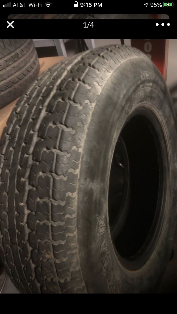 Tire single 205/75/14 Goodyear trailer