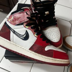 Youth Sz 6 . Jordan 1 OG Spider Man
