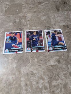 Topps MLS Chicago Fire Trading Cards Lot of 3