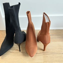 Sock boots (Brown and Black )