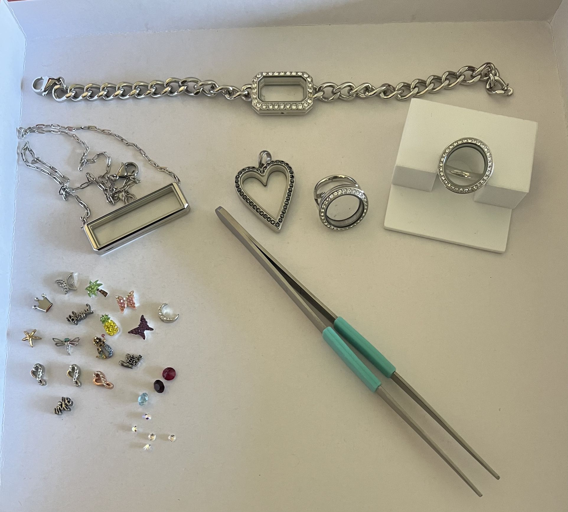 Assorted Origami Owl Jewelry/Charms