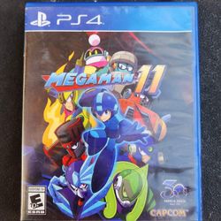 Mega Man 11, Playstation 4 PS4, Capcom Video Game, Disc and Case only, No Manual