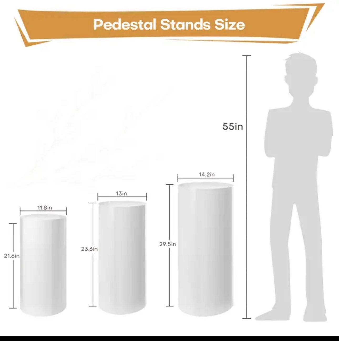 Metal White Cylinders For Sale