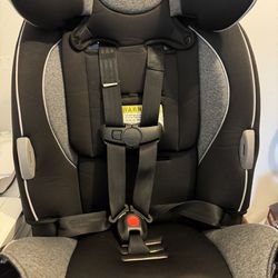Toddler, Car Seat, Black And Gray