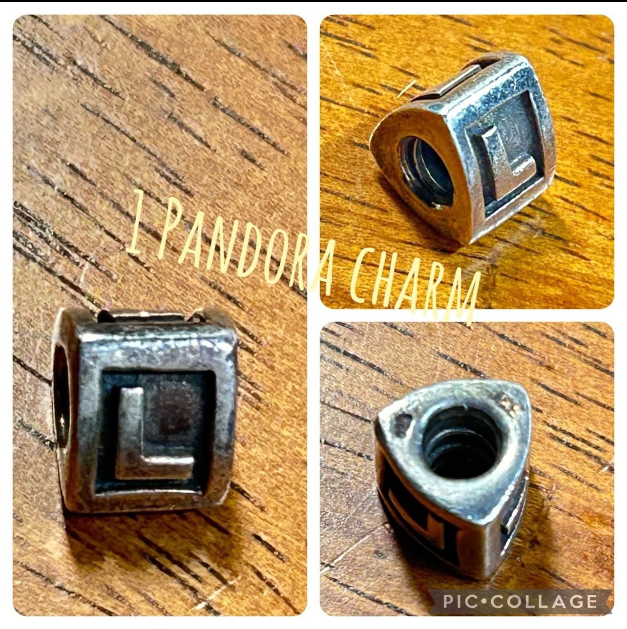 1 Pandora letter L charm