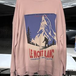 Wild Fable Women’s Light Pink Oversized Sweatshirt