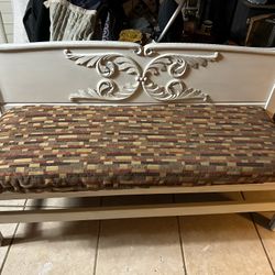 Upcycled Bench On Wheels