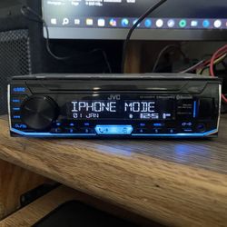 JVC Car Stereo Receiver W/ Blue Tooth