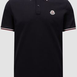 moncler navy blue collar medium