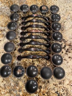 Oiled Rubbed Bronze Drawer And Cabinet Pulls - Kitchen Hardware