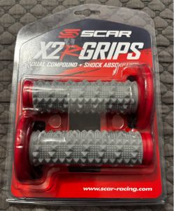 New Scar X2 R Grips Dual Compound + Shock Absorption Grips