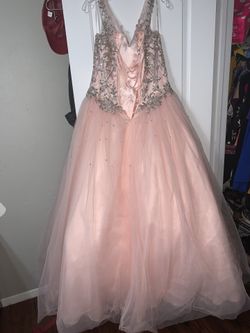 Blush pink Quinceañera dress