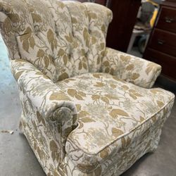 Vintage Floral Armchair