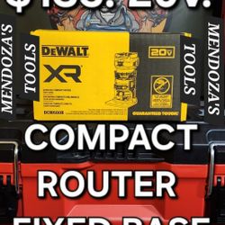 Dewalt Compact Router 20v MAX XR 