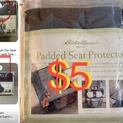 $5 Brand new Seat Protector against indentions Marks,Spills etc water proof & is padded
