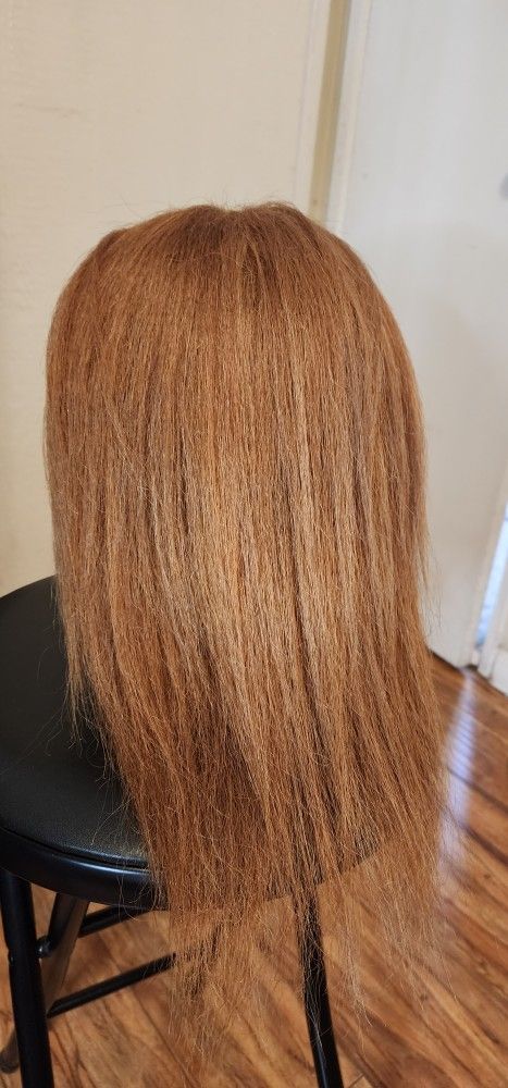 mannequin head with human hair