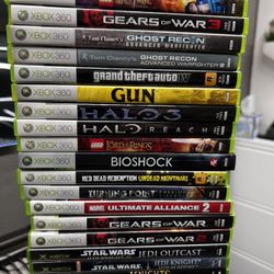 Xbox And X box 360 Games 