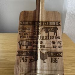 Engraved cutting board