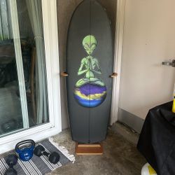 Surfboard art