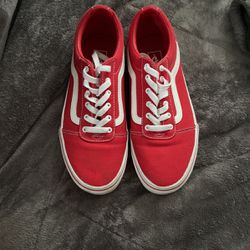 redd Vans Size 5.5
