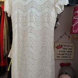 Lace Cocktail Dress Size 10