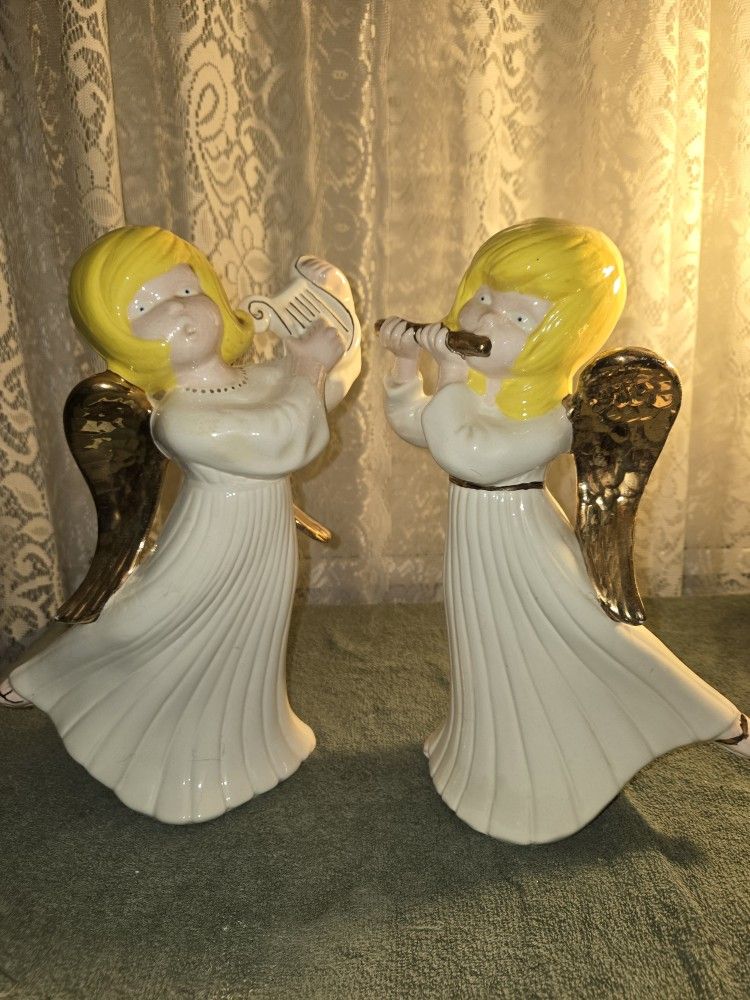 Vintage Ceramic Angels Atlantic Mold 1982