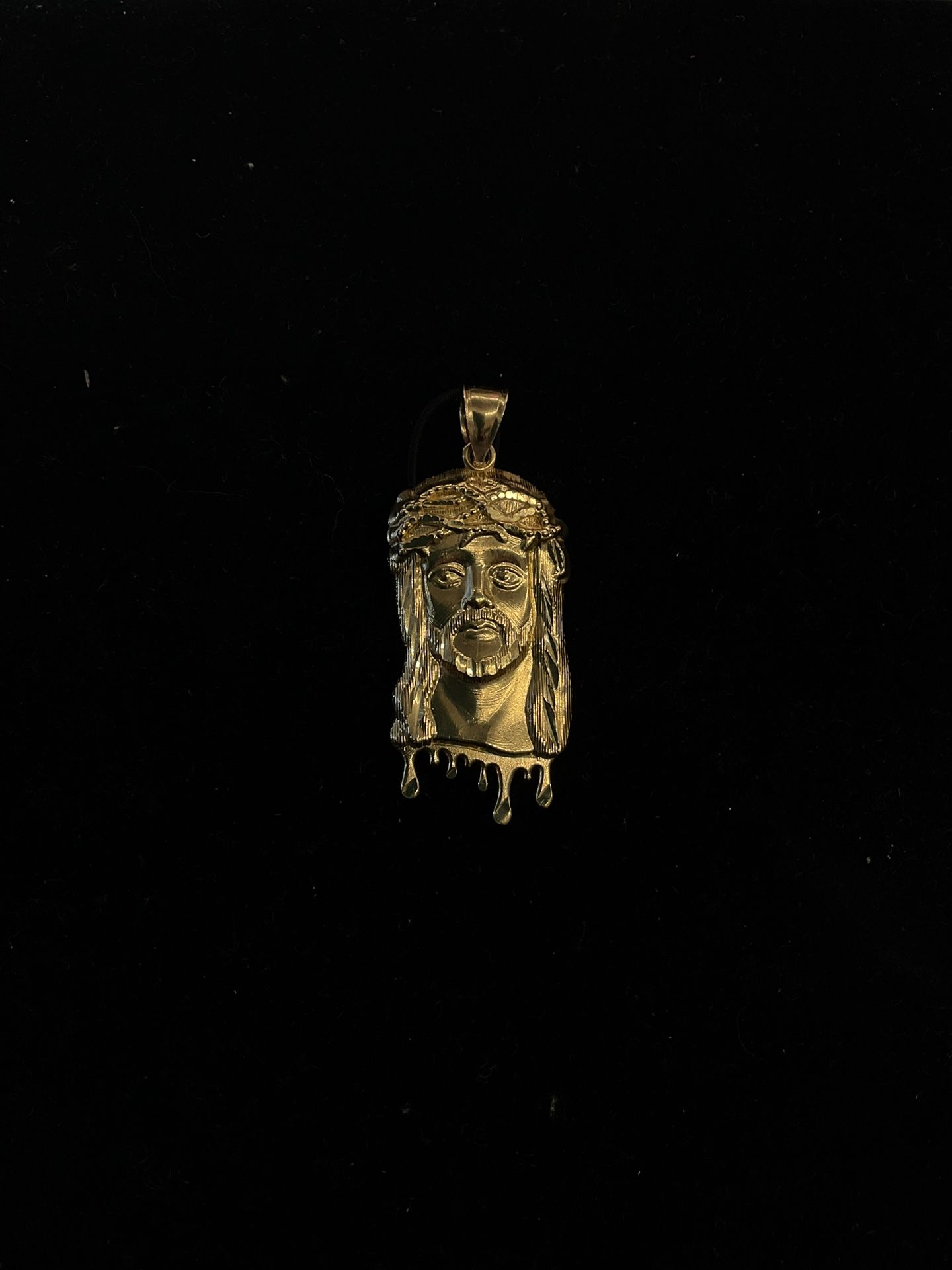 14KT Jesus Head Pendant 38160-2