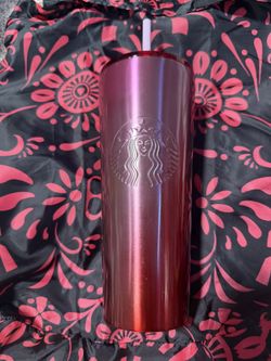 Starbucks 24oz Holiday 2019 Gradient Rose tumbler