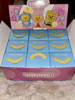 New Blind Box Winnie The Pooh , Disney Miniso Full Case or Sold Singles