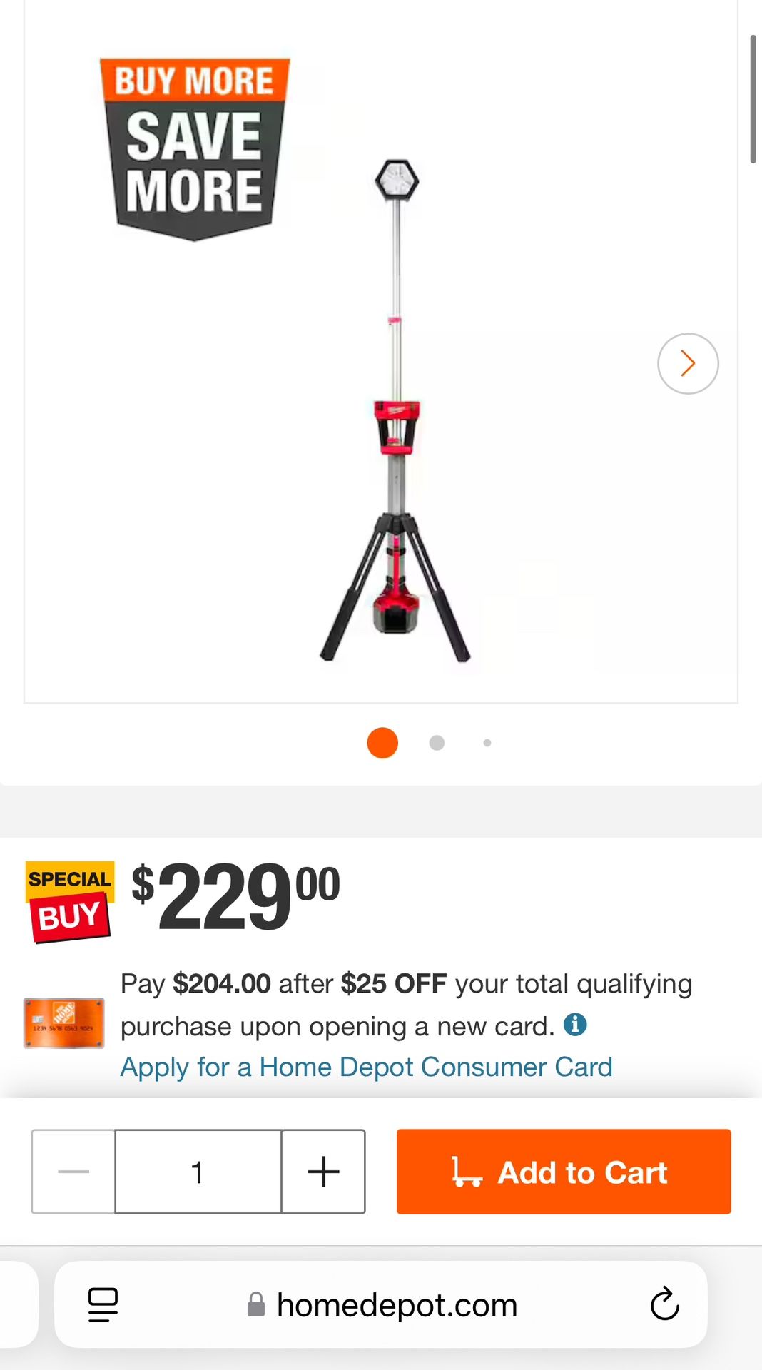 Milwaukee M18 Light