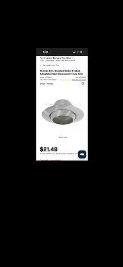 Recessed Eyeball Lighting Fixture 