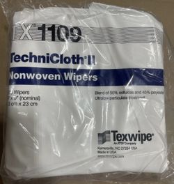 Texwipe TX1109 Cleanroom Wipers 9x9 Full Case 3000 Sealed Bags