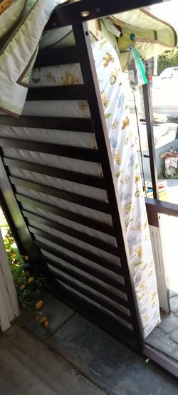 Crib and Matress.