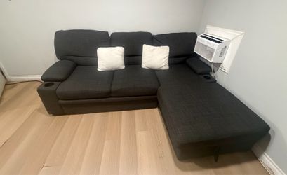 Sofá cama  y storage usado