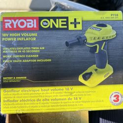 Ryobi ONE+ 18V Cordless High Volume Inflator (Tool Only)
