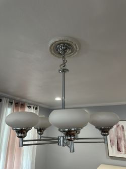 French Glass Chandelier 