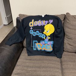 Size, large, vintage, Don’t Annoy Me Tweety Bird Sweater.