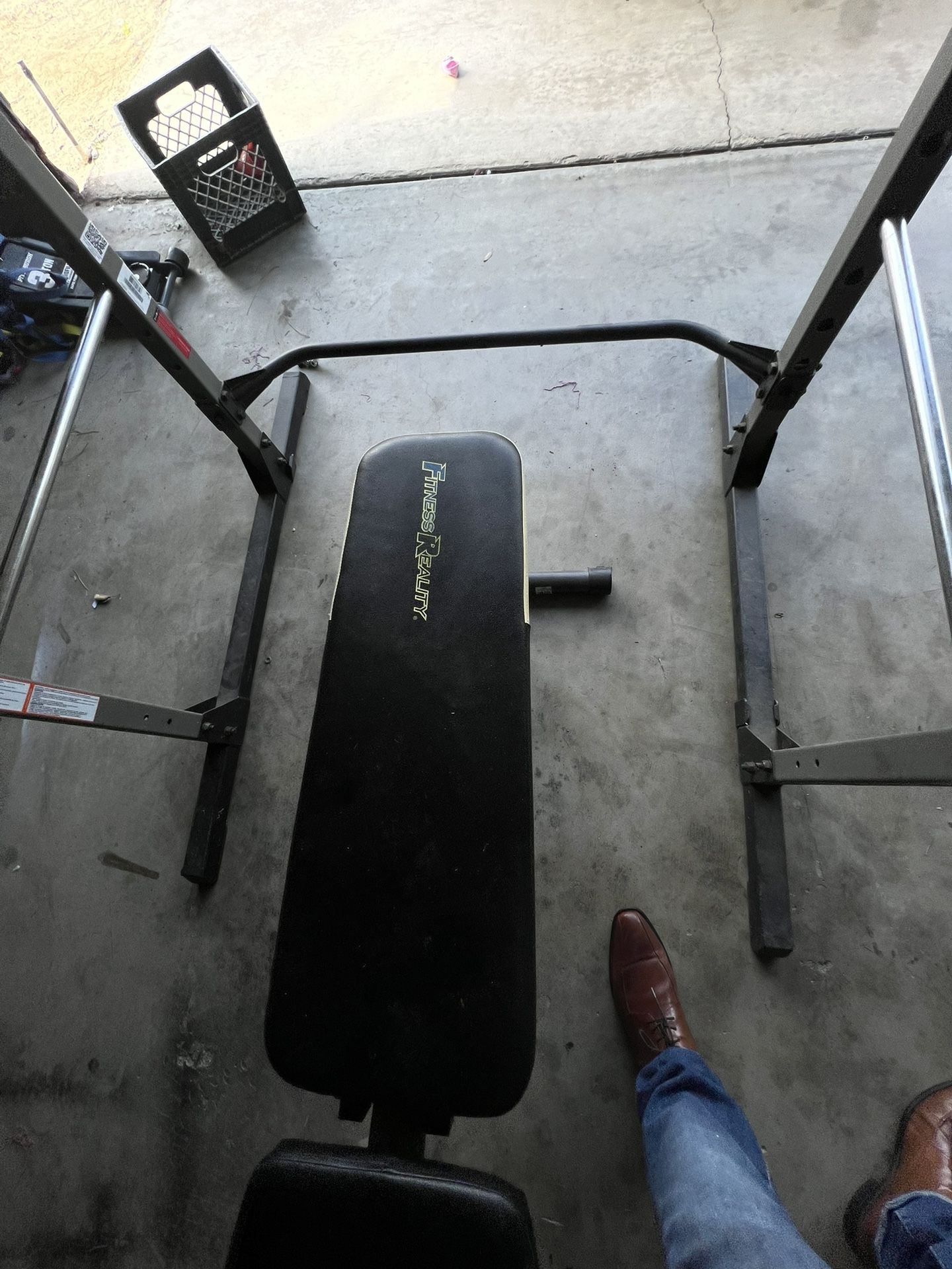 Weight Bench  And Weights 