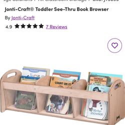 Jonti Craft Toddler See Thru Book Brouser