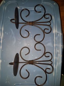 Candles holders for wall