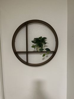 Circular Wood Shelf