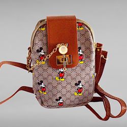  Small Mickey  Mouse Bag with Handle and Adjustable Strap  
