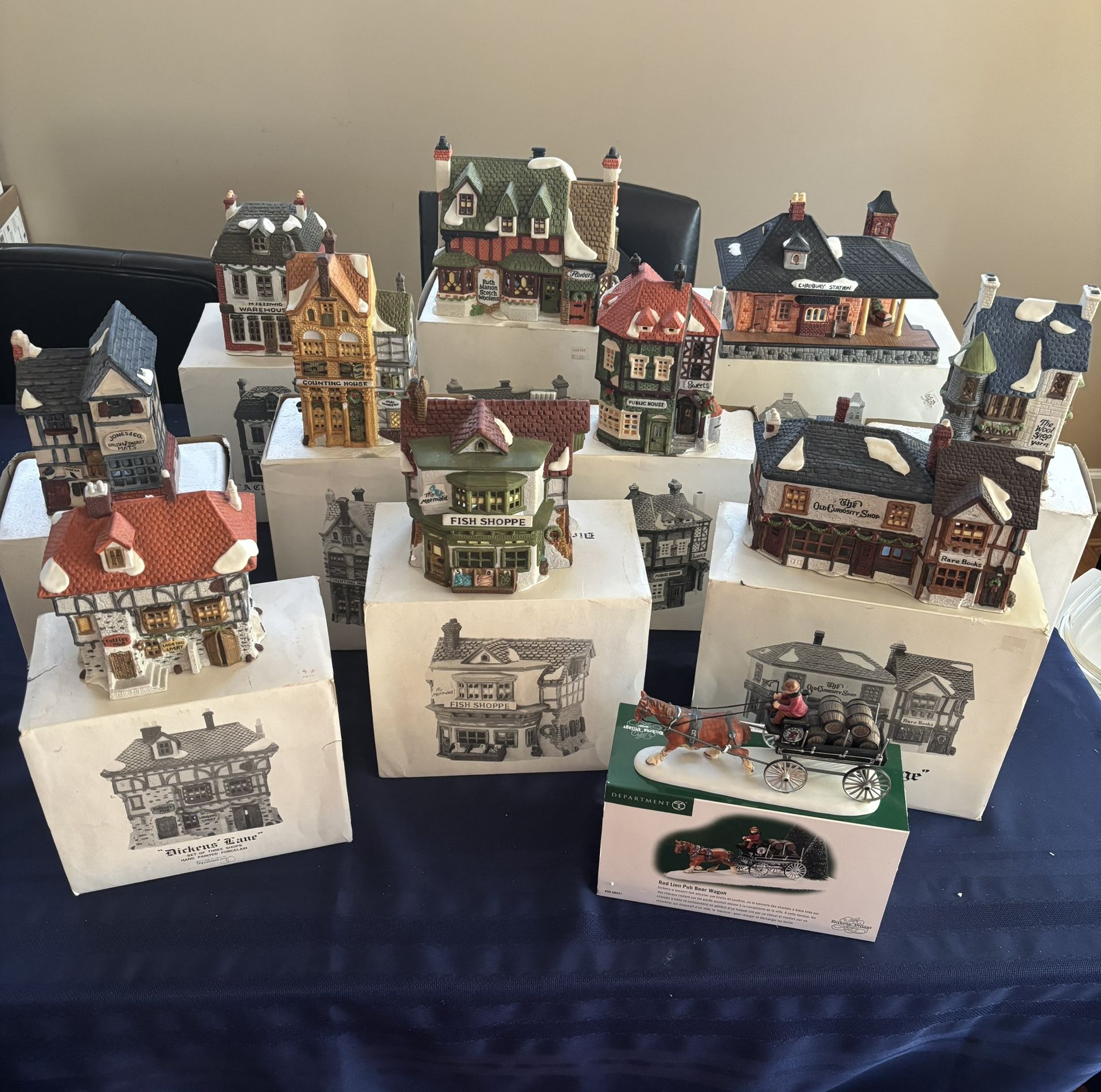 The Heritage Village Collection, Dickens’ Village Series Christmas Villages